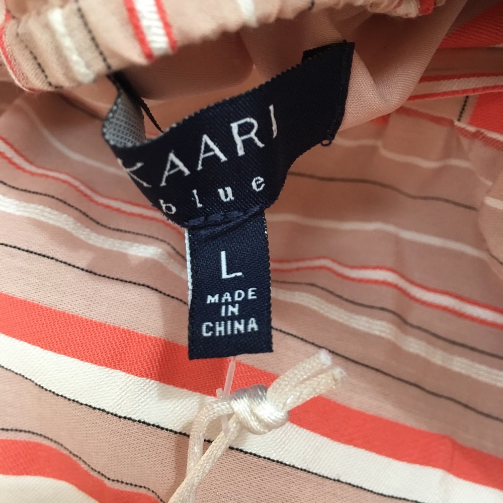 🆕 NWT Kaari Blue Striped Halter Dress - Picture 8 of 8